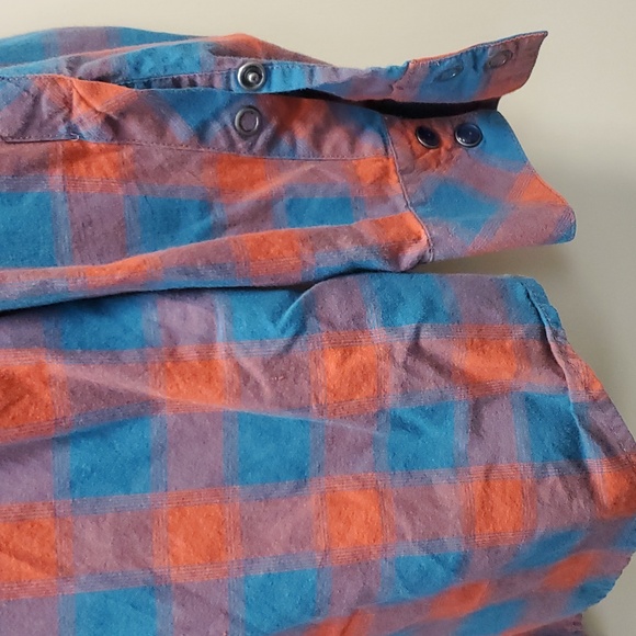 RCVA snap button vintage plaid shirt button down casual XL - Picture 8 of 17